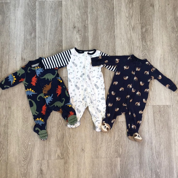 Other - Baby boy lightweight footie bundle
